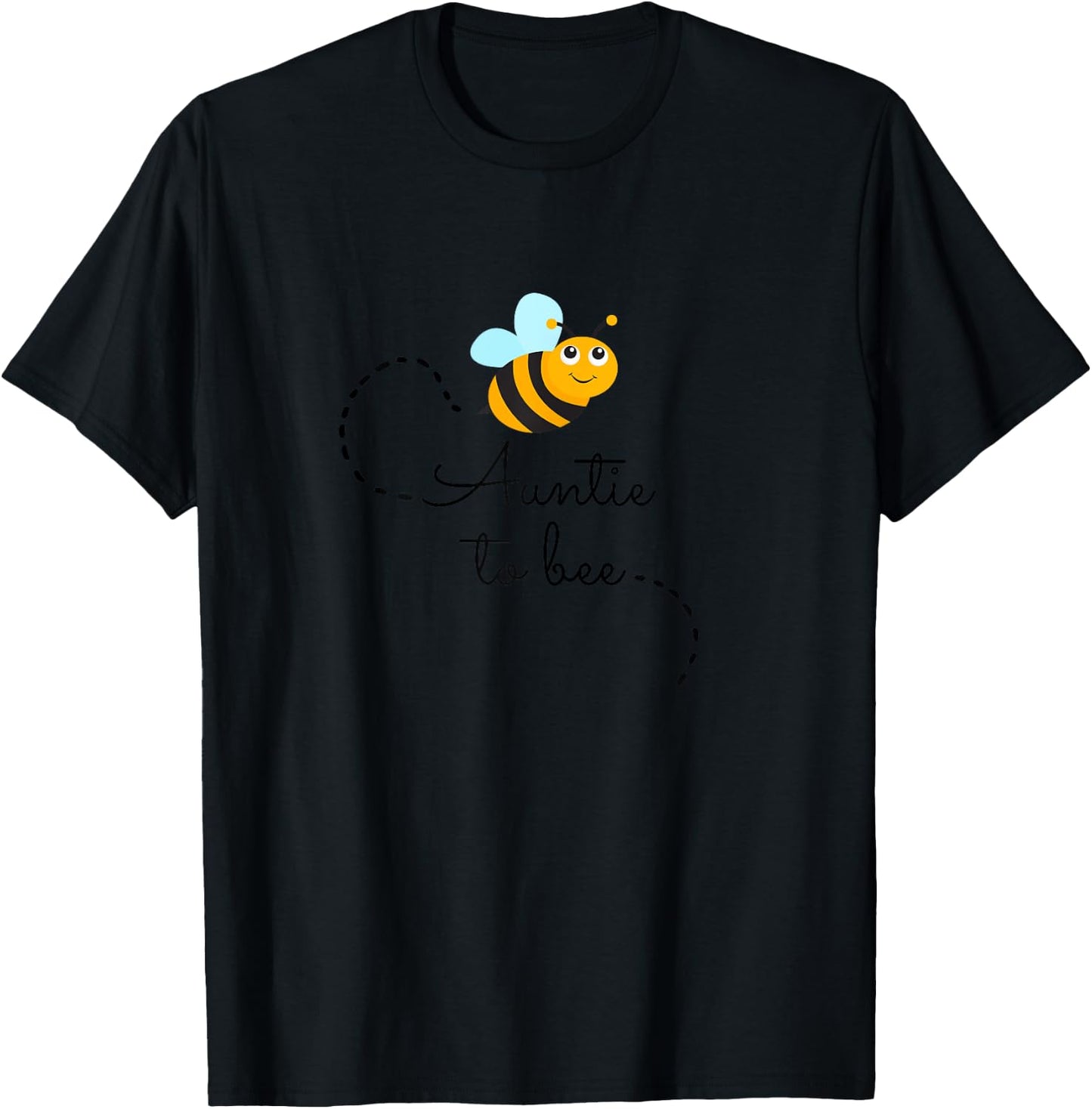 Auntie To Bee I'm Going To Be An Aunty Pregnancy Announce T-Shirt - T-Shirt | Black