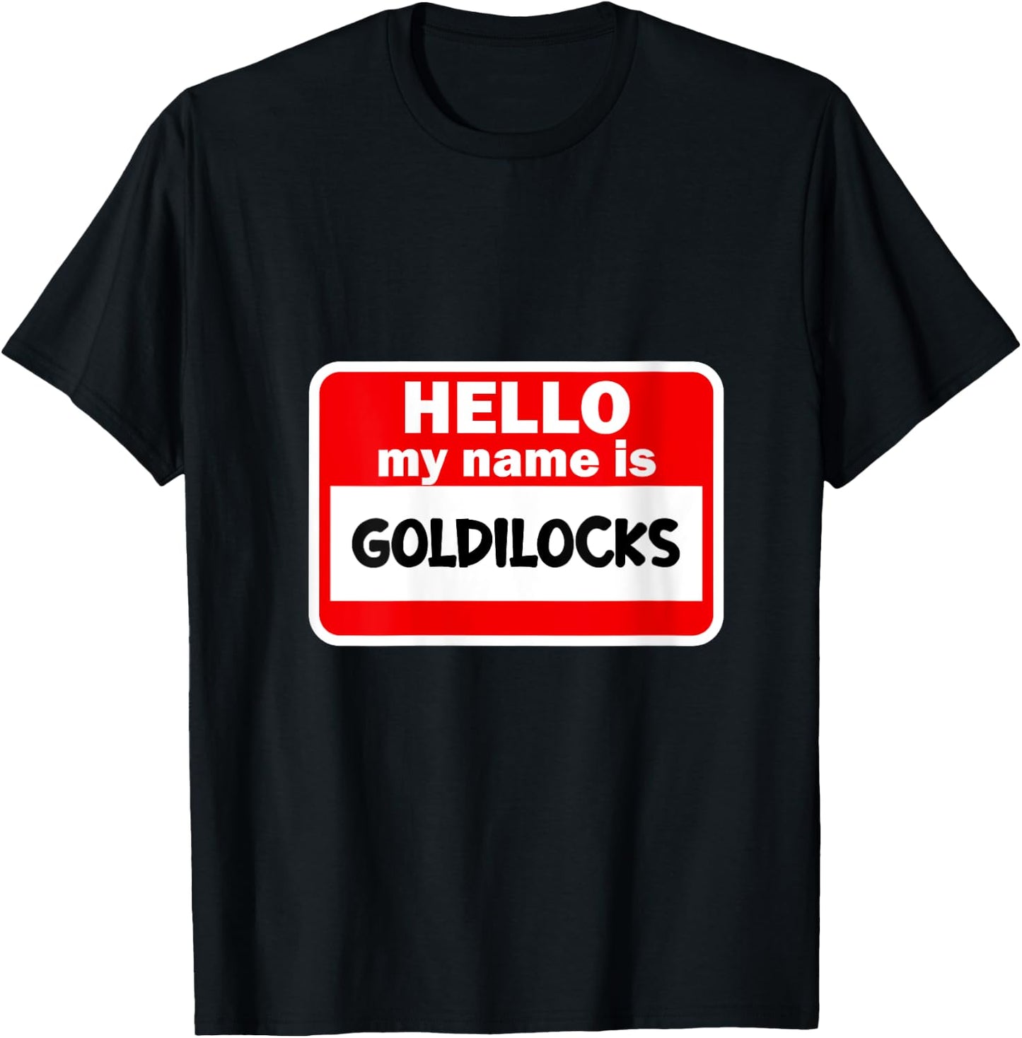Goldilocks Name Funny Halloween Outfit V-Neck T-Shirt - T-Shirt | Black