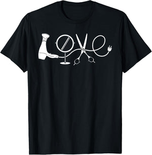 Hairdresser Hairdressing Beauticians Hairstyling Hairstylist T-Shirt - T-Shirt | Black