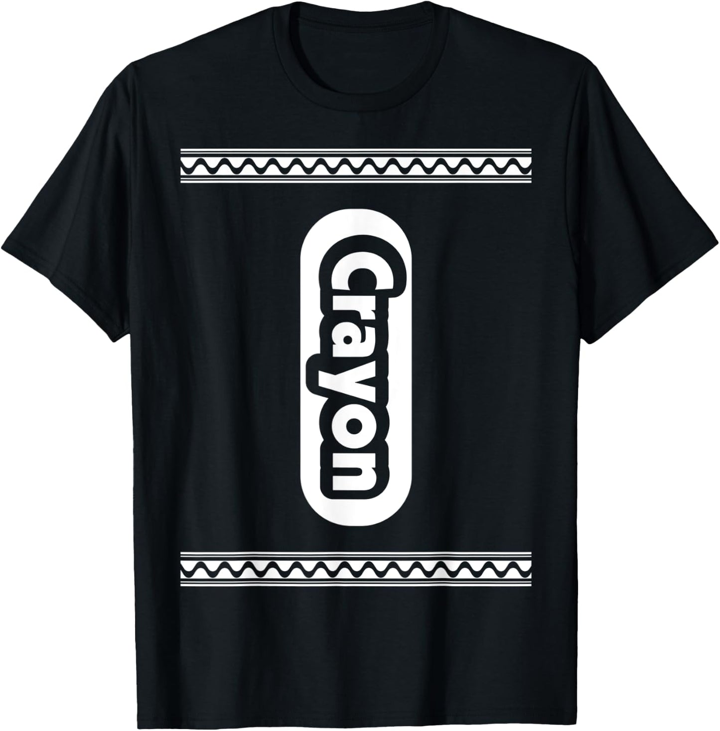 Black Crayon Halloween Costume Group Matching Teacher Women T-Shirt - T-Shirt | Black