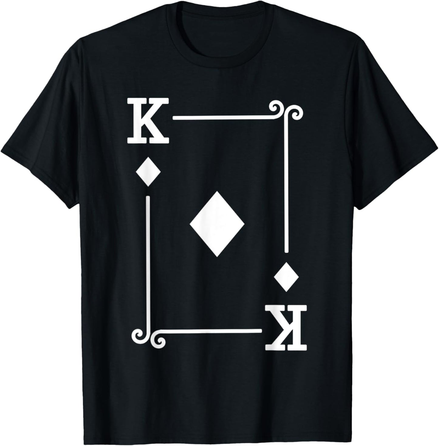 King Diamonds Card Costume - Playing Cards - King Diamonds T-Shirt - T-Shirt | Black