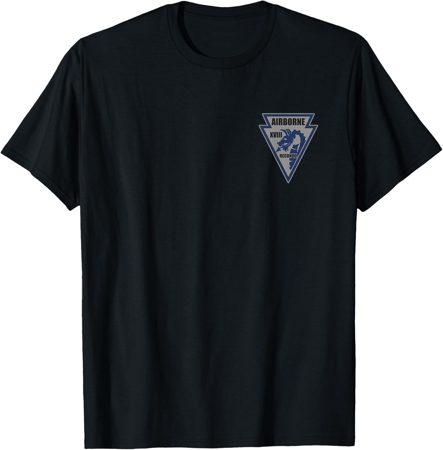 XVIII Airborne Corps Recondo Army Recon Commando Training T-Shirt - T-Shirt | Black