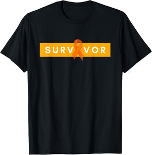 Survivor Cancer Free Products Leukemia Survivor Warrior T-Shirt - T-Shirt | Black