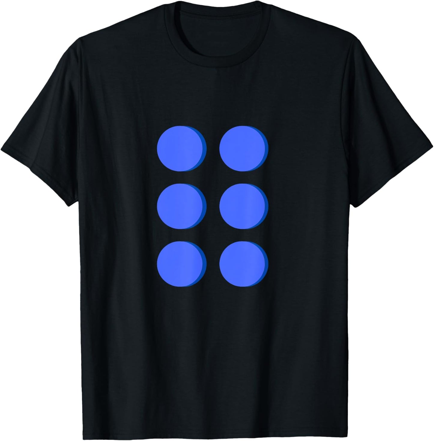 Blue Building Brick Halloween Plastic Block Costume Matching T-Shirt - T-Shirt | Black