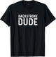 Backstroke Swimming Dude Distressed Swim Swimmer Pool T-Shirt - T-Shirt | Black