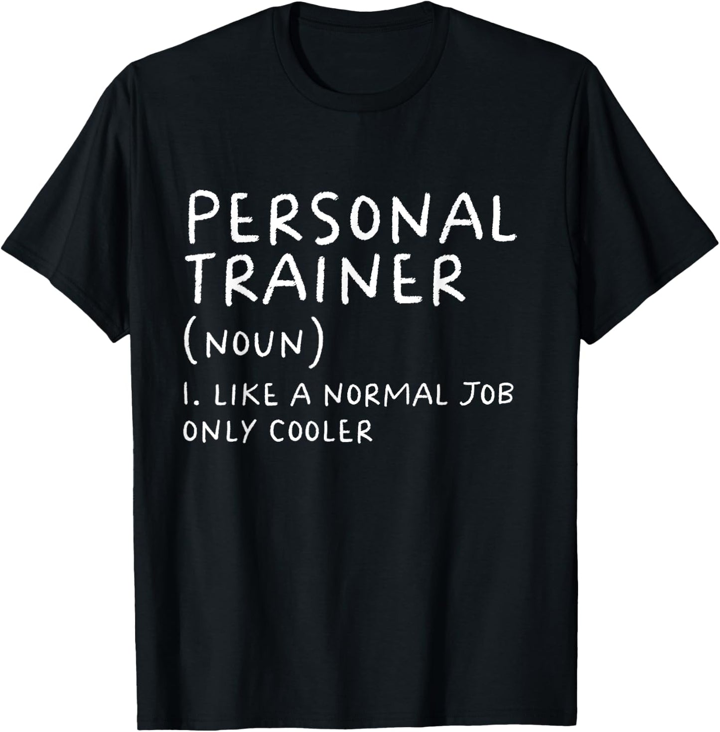Personal Trainer Definition Funny Instructor Gym Sports T-Shirt - T-Shirt | Black