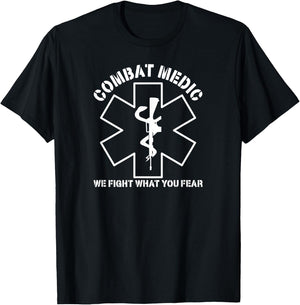 Combat Medic Funny Combat Medics T-Shirt - T-Shirt | Black