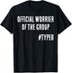 Official Worrier of the Group Funny Enneagram 6 T-Shirt - T-Shirt | Black