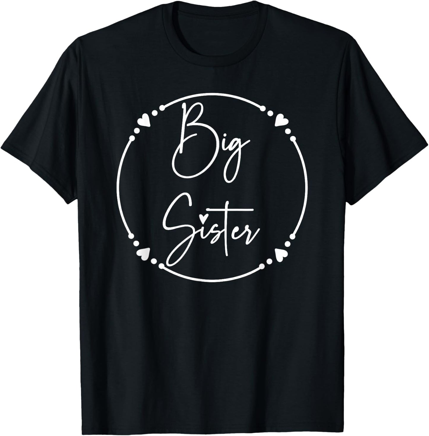 Cute Big Sister T-Shirt - T-Shirt | Black
