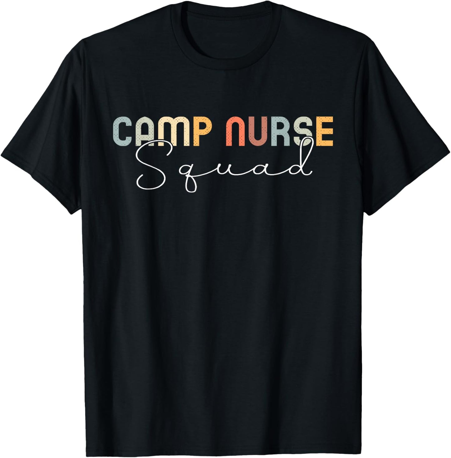 Camp Nurse Squad Nursing Summer Medical Staff Women T-Shirt - T-Shirt | Black