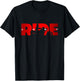 Just Ride Motorcycle Apparel - Biker Motorcycle T-Shirt - T-Shirt | Black