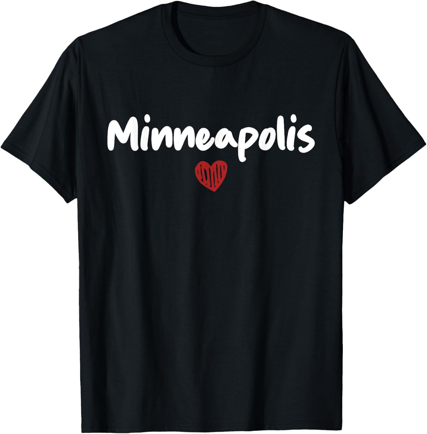 Minneapolis - I Love Minneapolis - Throwback Design Classic T-Shirt - T-Shirt | Black
