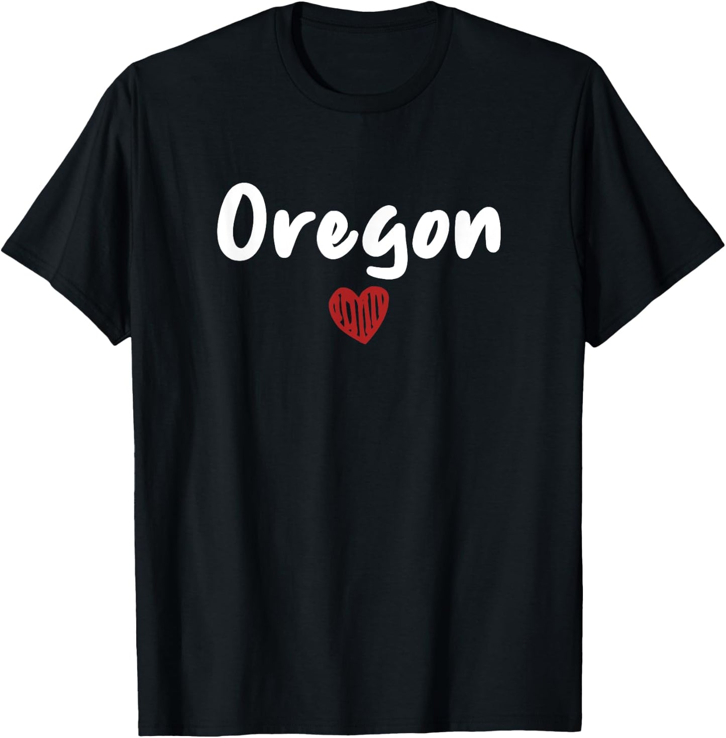 Oregon - I Love Oregon - Classic T-Shirt - T-Shirt | Black