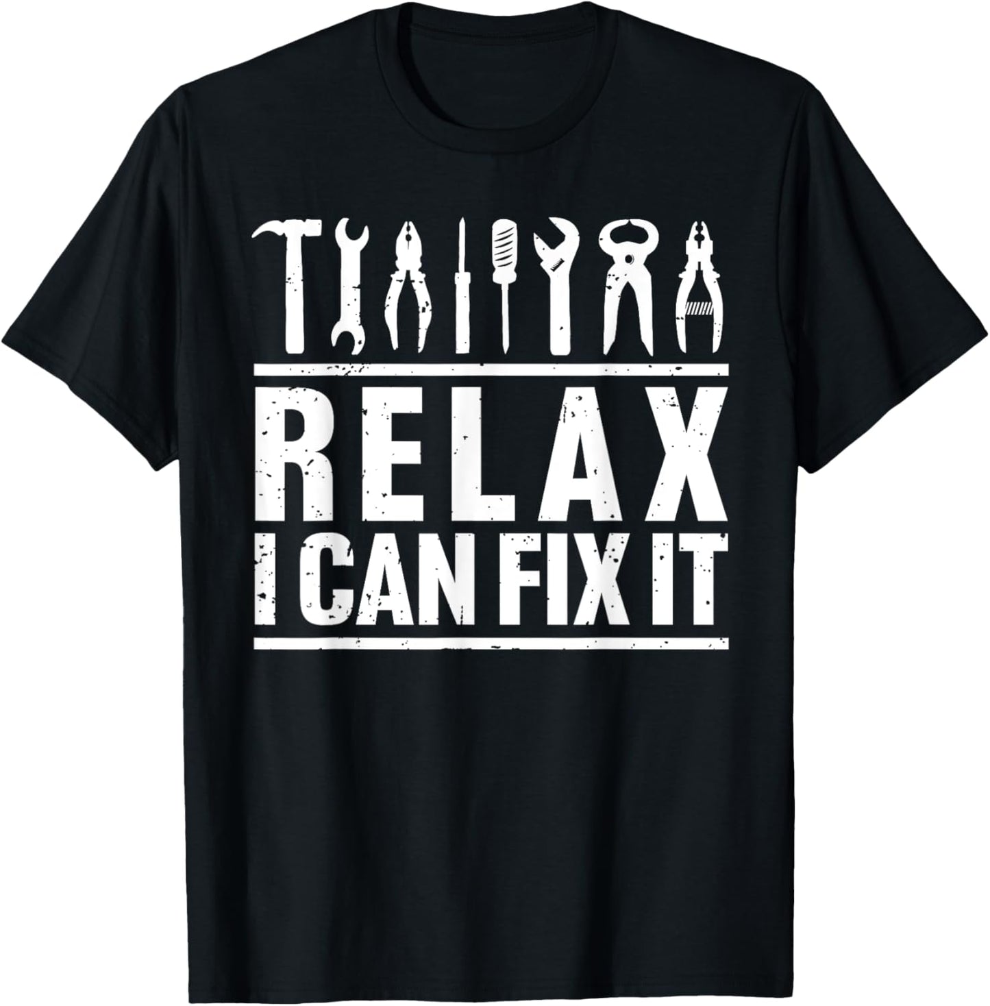 Funny Handyman Design Women Mechanic Repair Worker T-Shirt - T-Shirt | Black