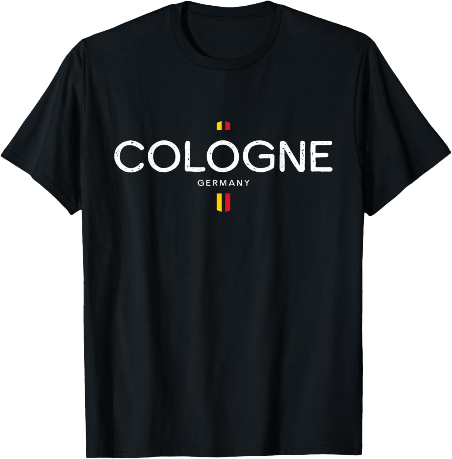 Cologne Germany Retro Vintage T-Shirt - T-Shirt | Black