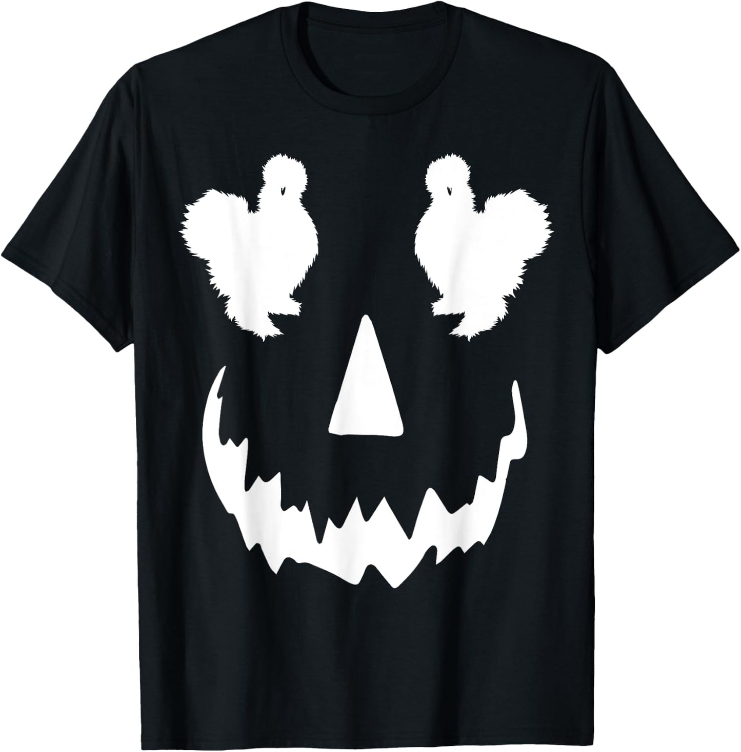 pumpkin Silkie Chicken halloween T-Shirt - T-Shirt | Black