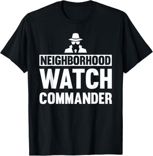 Neighborhood Watch Commander Uniform T-Shirt - T-Shirt | Black