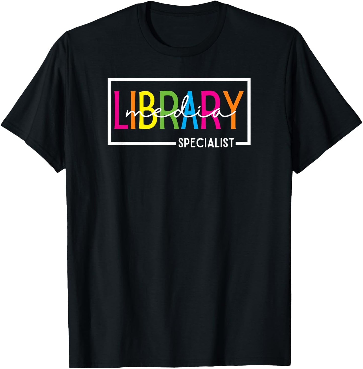 School Library Media Specialist T-Shirt - T-Shirt | Black