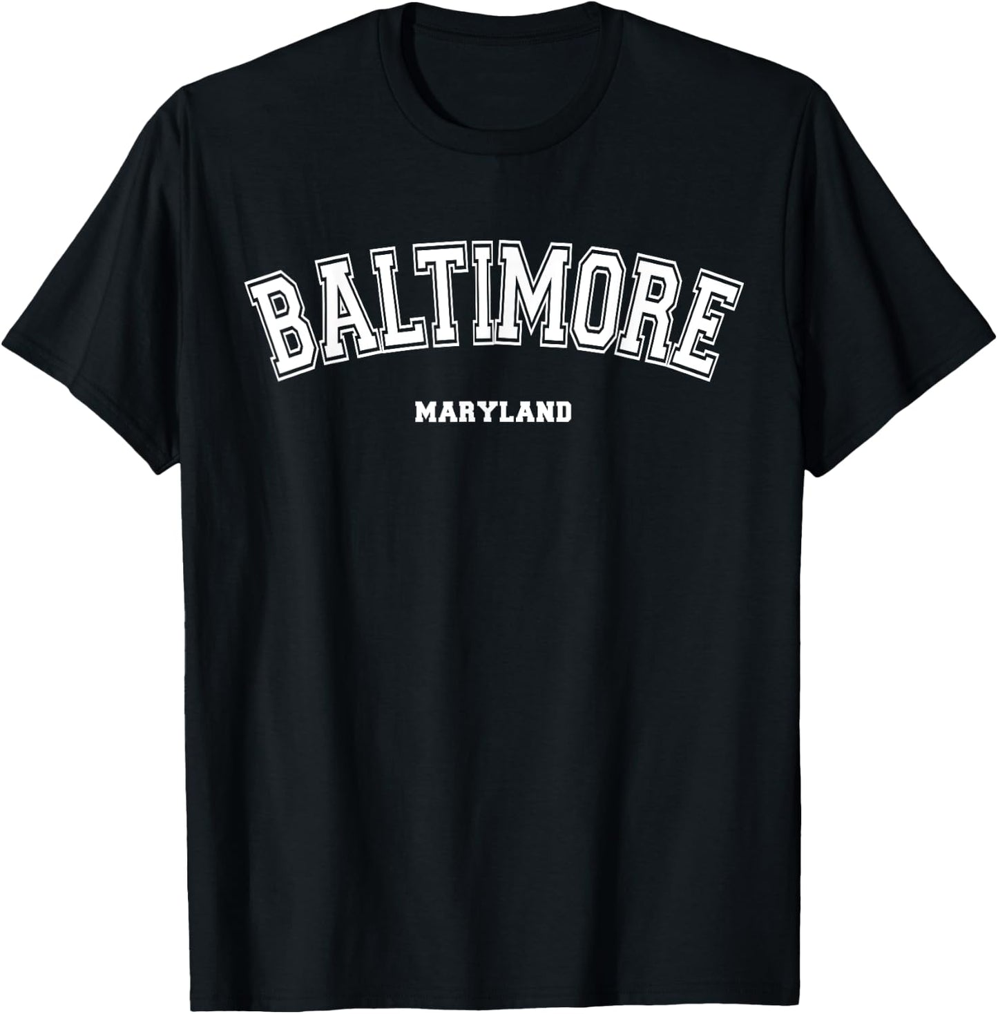 Baltimore Maryland T-Shirt - T-Shirt | Black