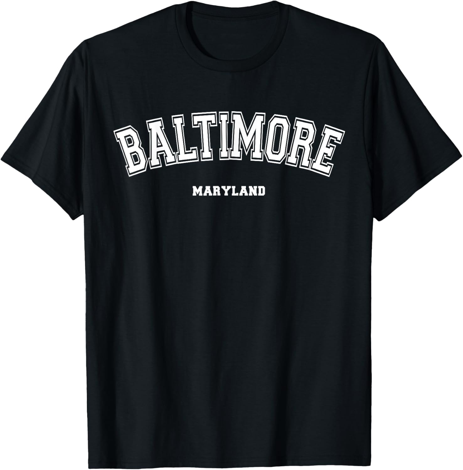 Baltimore Maryland T-Shirt - T-Shirt | Black