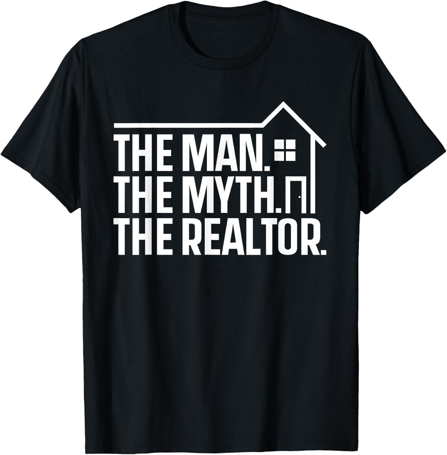 Funny Real Estate Design For Realtor Men Real Estate Agent T-Shirt - T-Shirt | Black