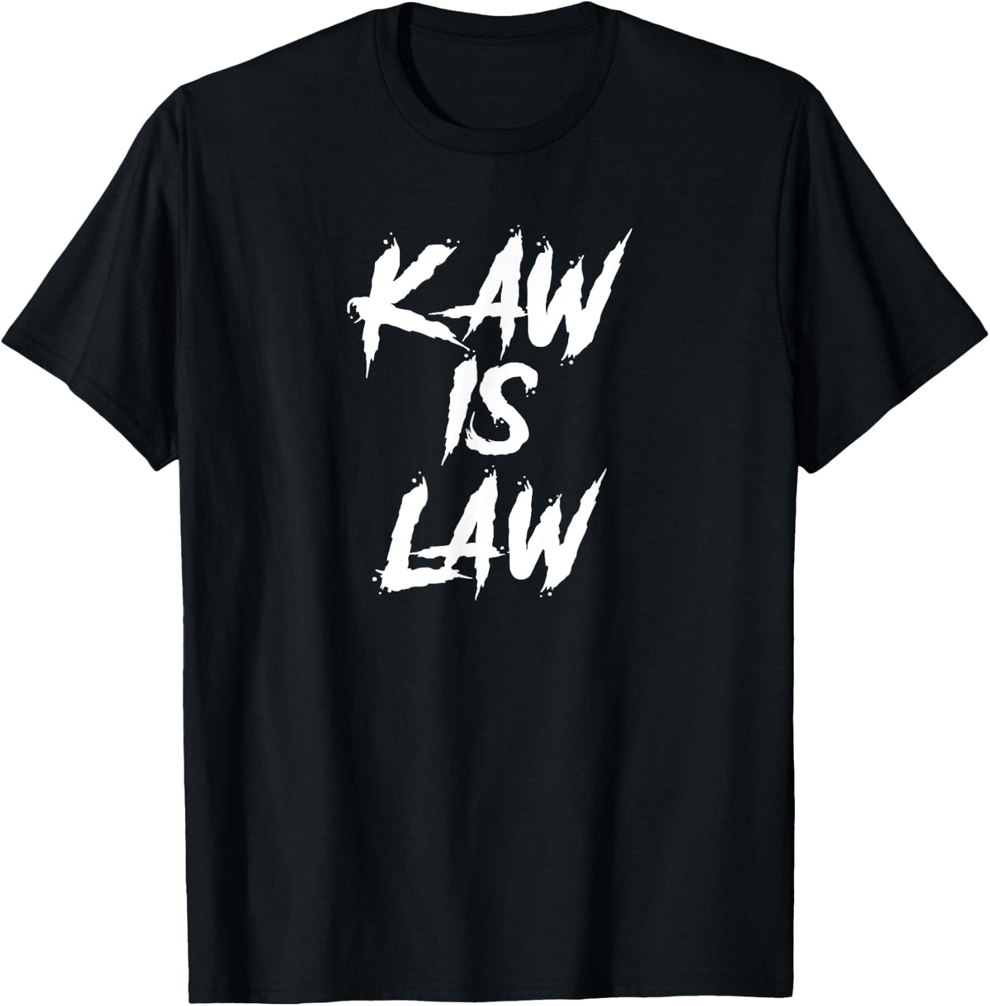 Kaw is Law Battlehawks St. Louis Football Tailgate T-Shirt - T-Shirt | Black