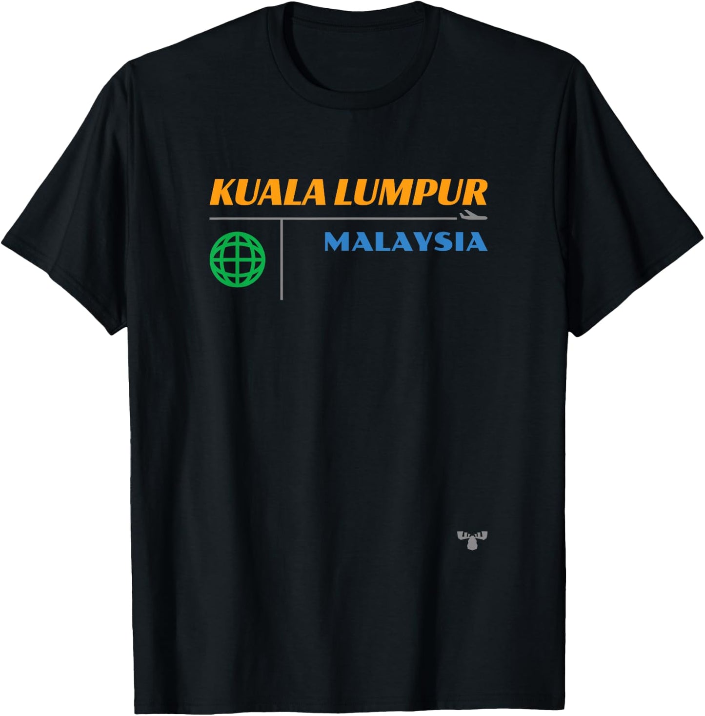Kuala Lumpur Mid Century T-Shirt - T-Shirt | Black