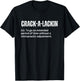 Crackalackin Definition Funny Chiropractor Humor T-Shirt - T-Shirt | Black