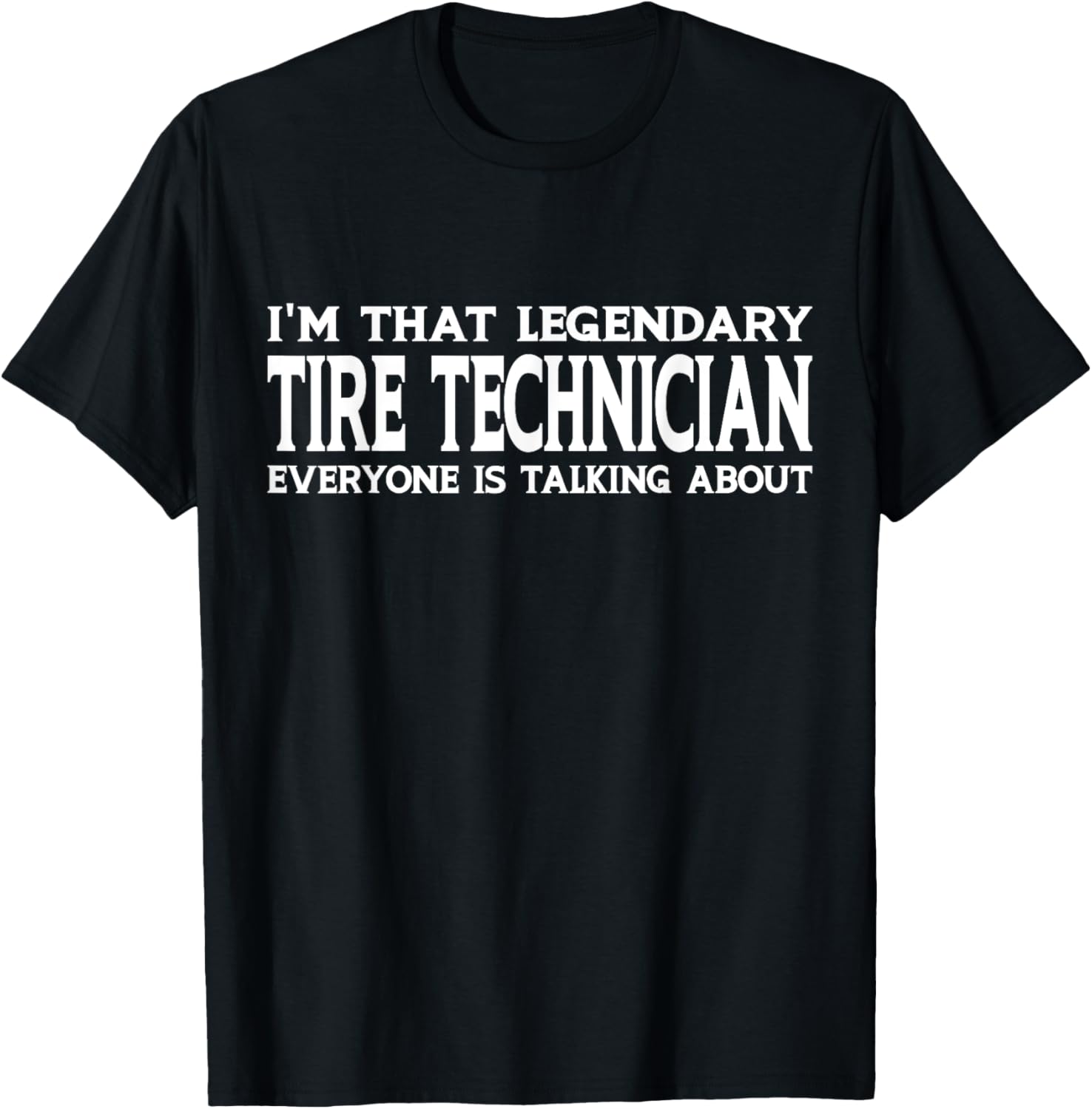 Tire Technician Job Title Employee Funny Tire Technician T-Shirt - T-Shirt | Black
