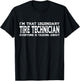 Tire Technician Job Title Employee Funny Tire Technician T-Shirt - T-Shirt | Black