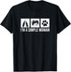 I'm A Simple Woman - Beer UTV & Dogs, SxS Side-By-Side T-Shirt - T-Shirt | Black