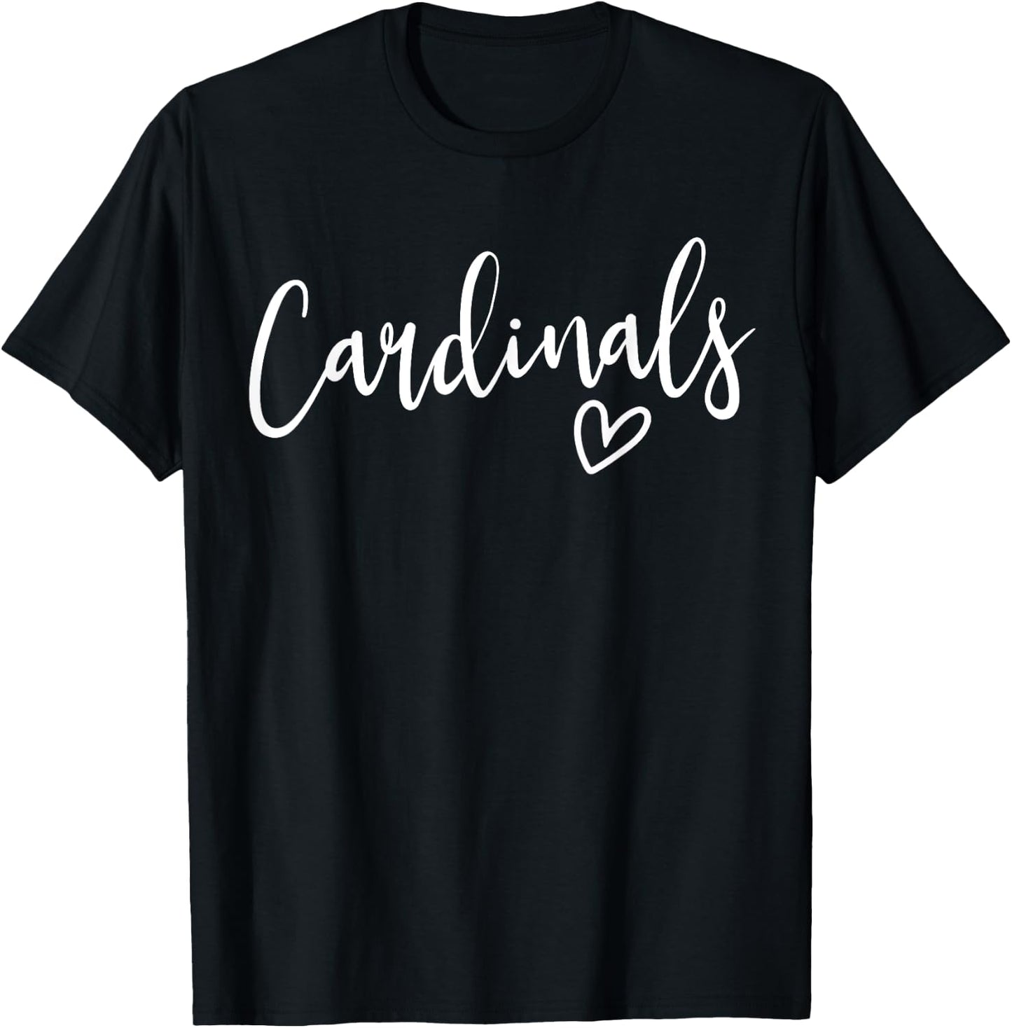 Cardinals School Cardinals Sports Team Women's Cardinals T-Shirt - T-Shirt | Black