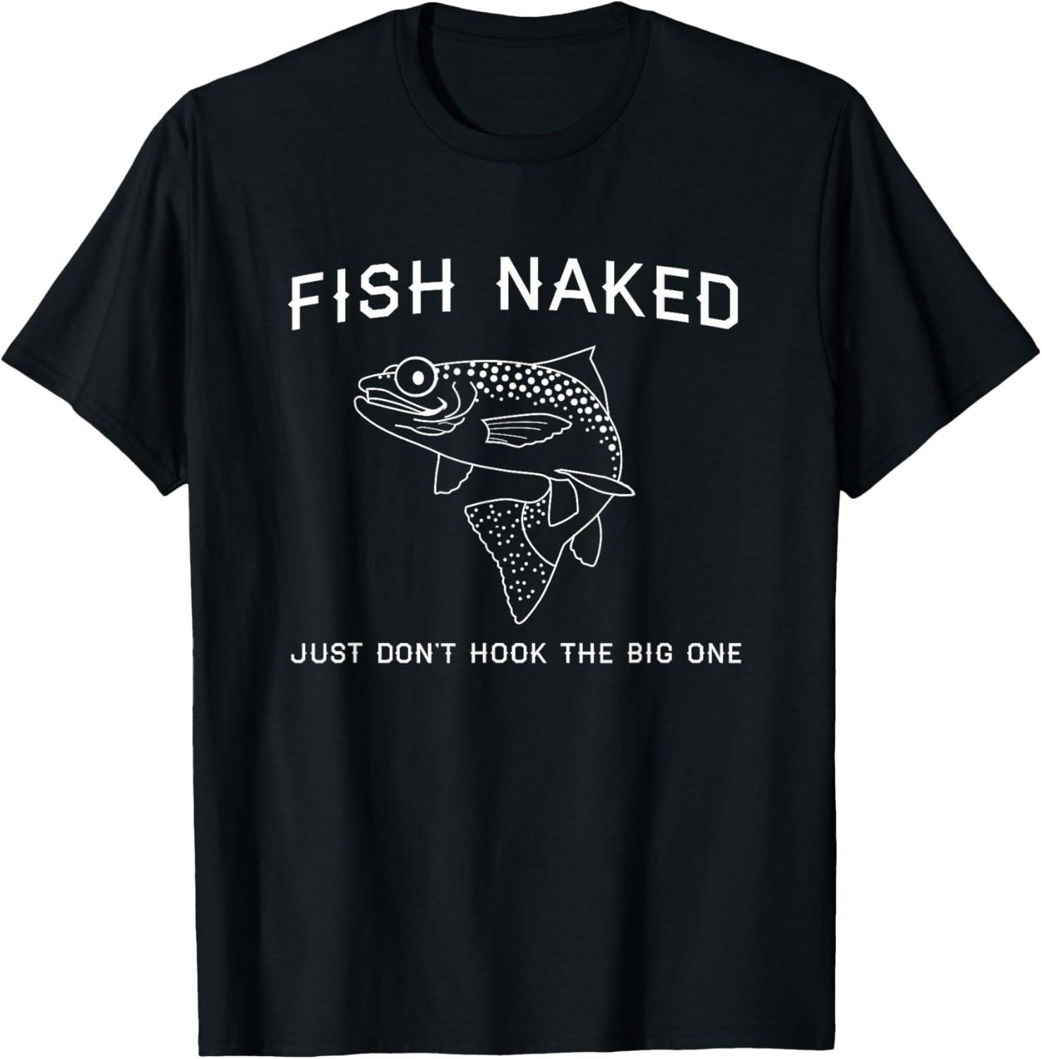 Fish naked T-Shirt - T-Shirt | Black