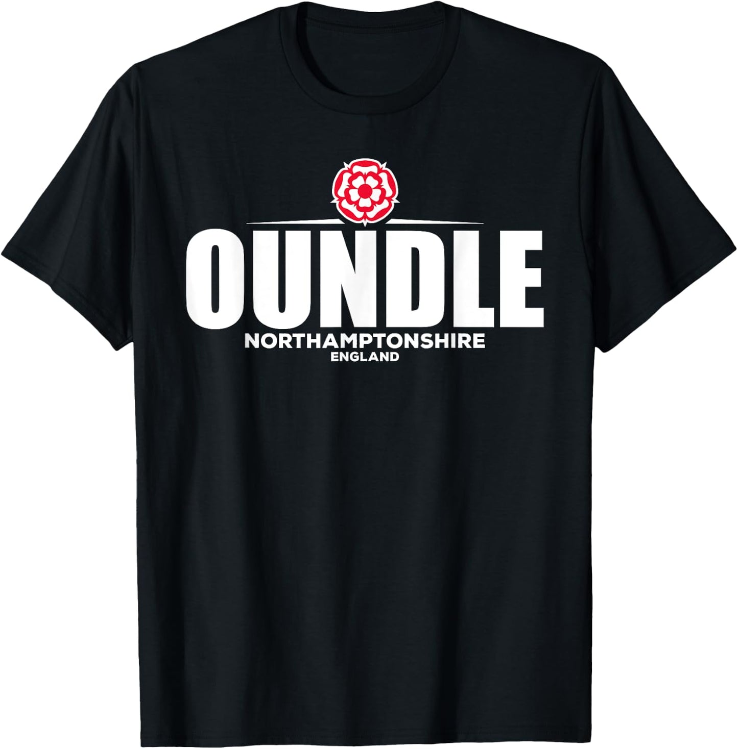 Oundle Northamptonshire England T-Shirt - T-Shirt | Black