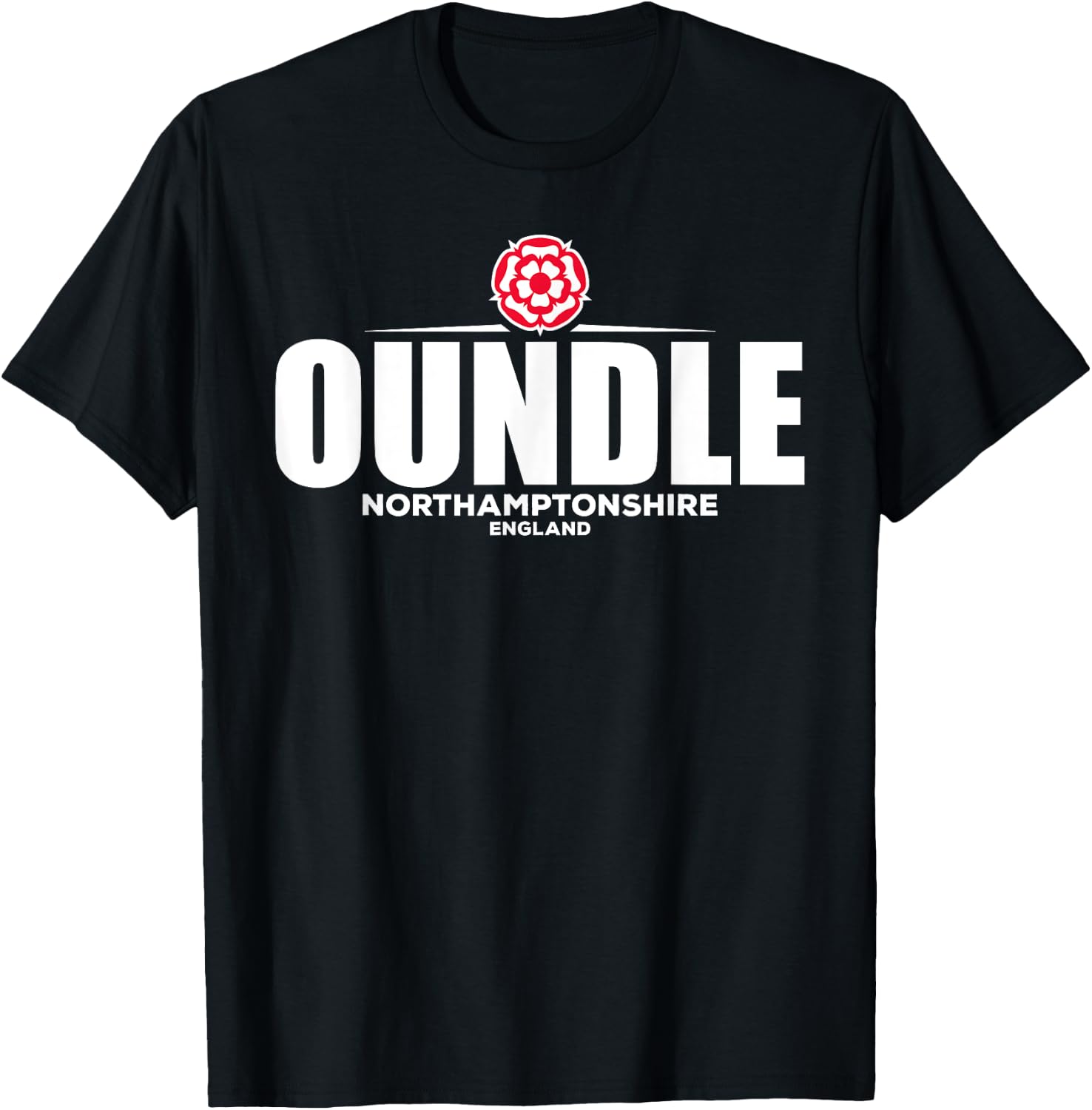 Oundle Northamptonshire England T-Shirt - T-Shirt | Black