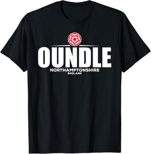 Oundle Northamptonshire England T-Shirt - T-Shirt | Black