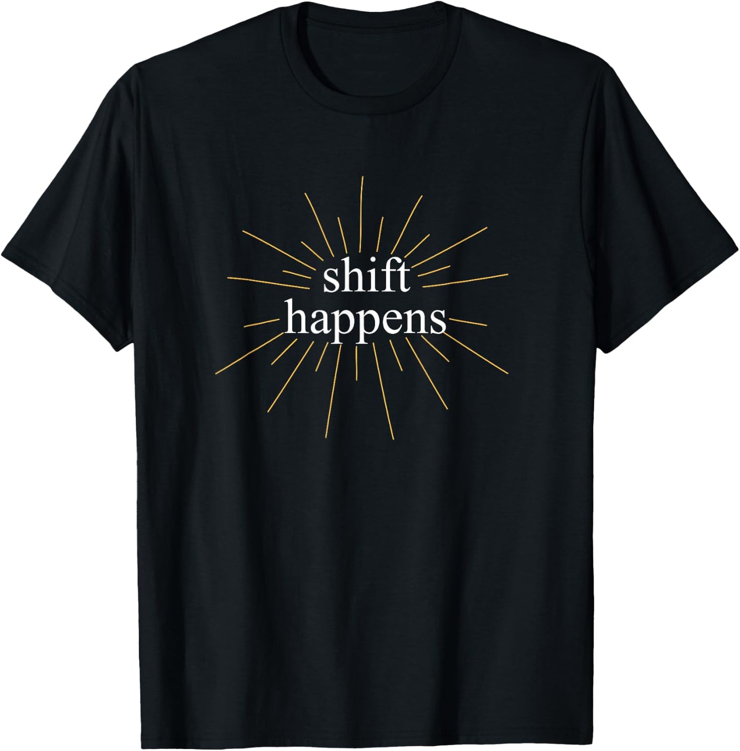 Cool Spirituality Cosmic Consciousness Vibes Shift-Happens T-Shirt - T-Shirt | Black