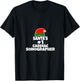 Santa's #1 Cardiac Sonographer Echo Tech Christmas Holiday V-Neck T-Shirt - T-Shirt | Black