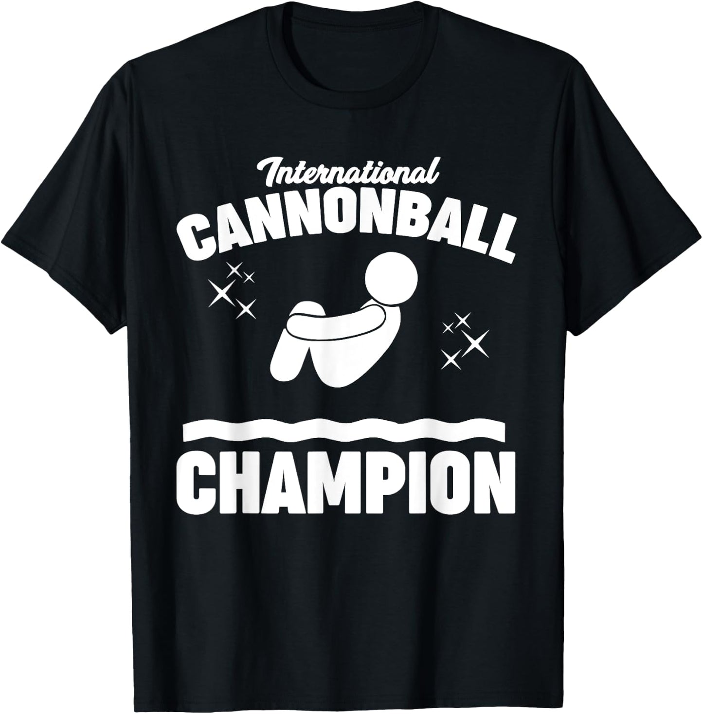 International Cannonball Champion T-Shirt - T-Shirt | Black