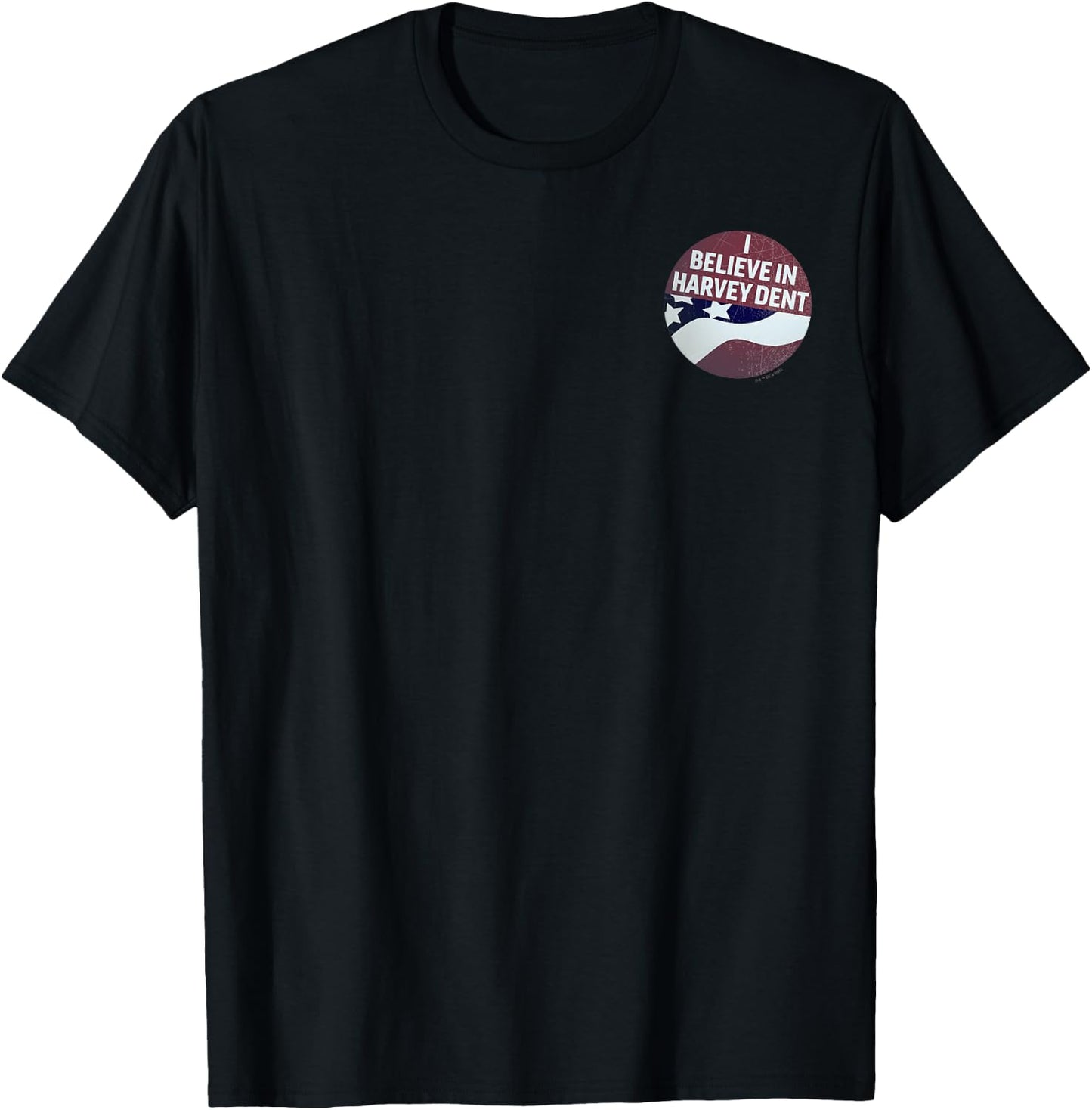The Dark Knight Distressed I Believe In Harvey Dent Pocket T-Shirt - T-Shirt | Black
