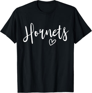 Hornets High School Hornets Sports Team Women's Hornets T-Shirt - T-Shirt | Black