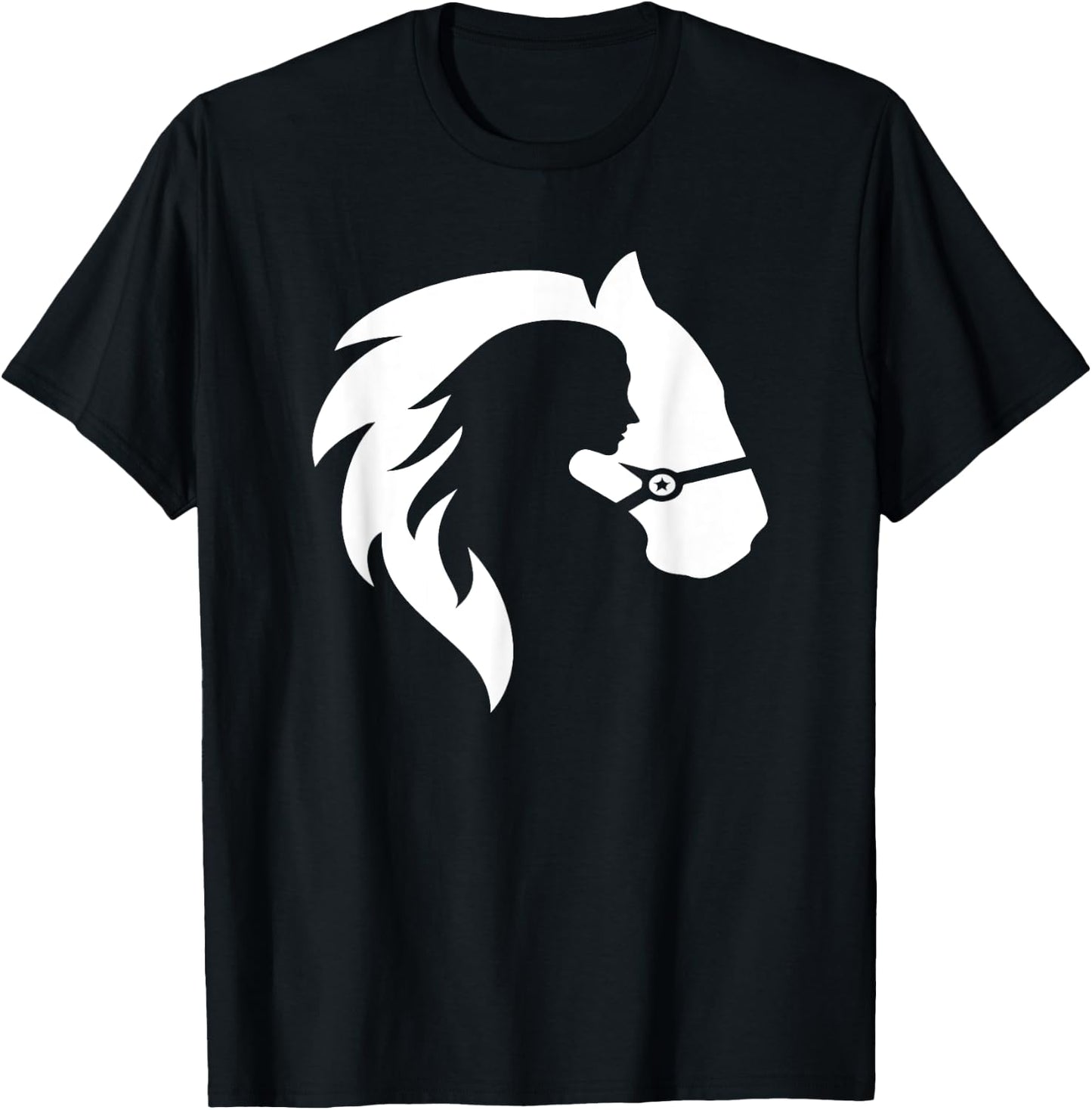 Girls in a Mission Horse Girl T-Shirt - T-Shirt | Black
