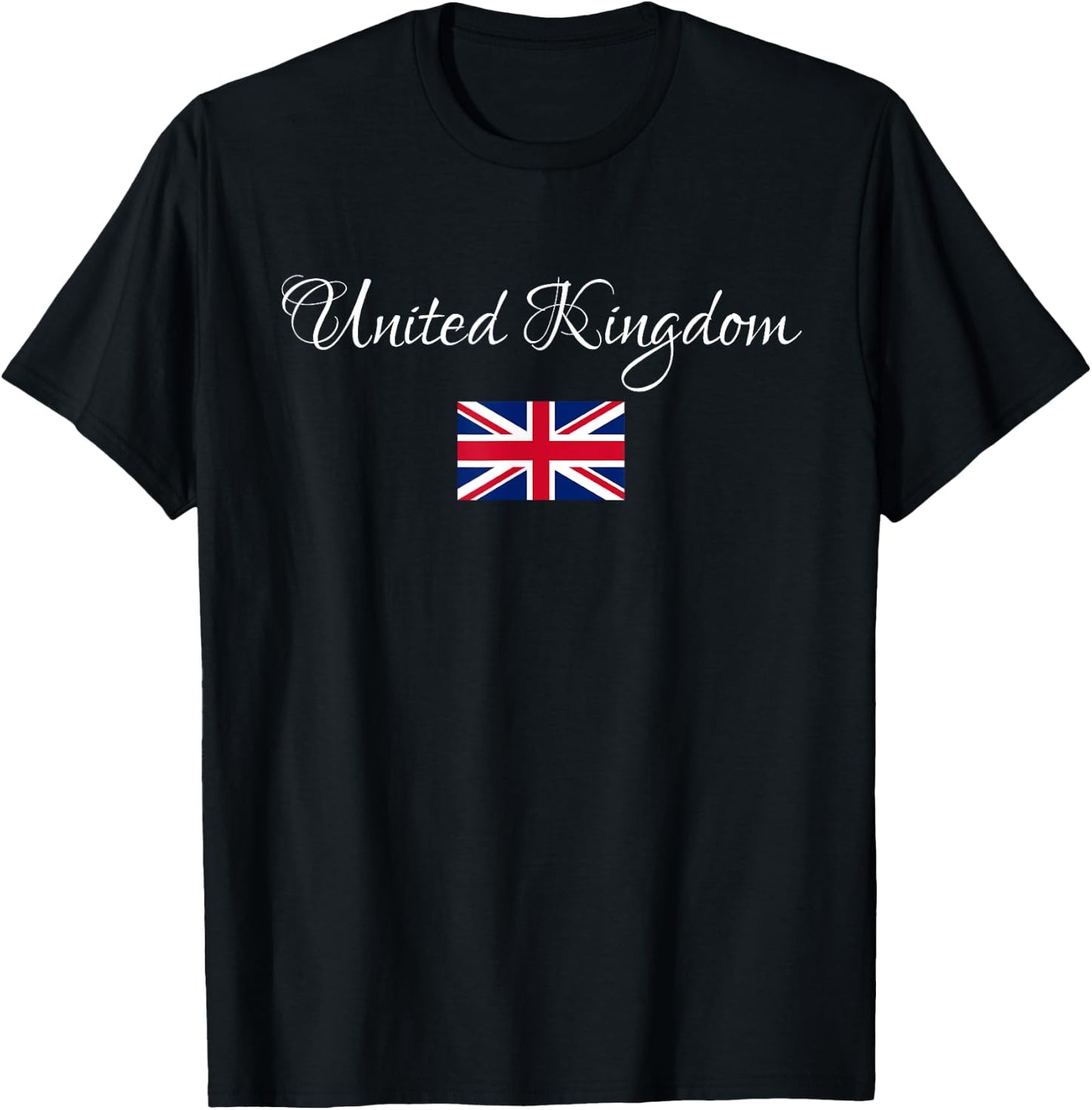 United Kingdom, England, Great Britain Flag T-Shirt - T-Shirt | Black