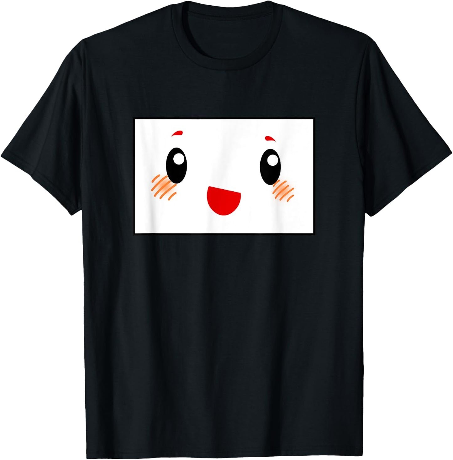 Cute Lanki Chibi Milk Kawaii Japanese Cloths Funny Face Boxi Anime Lover Gift Box Gaming T-Shirt - T-Shirt | Black