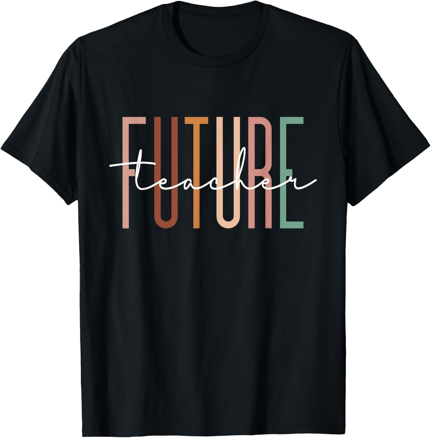 Future Teacher Educator Teacher in Progress Graduation T-Shirt - T-Shirt | Black