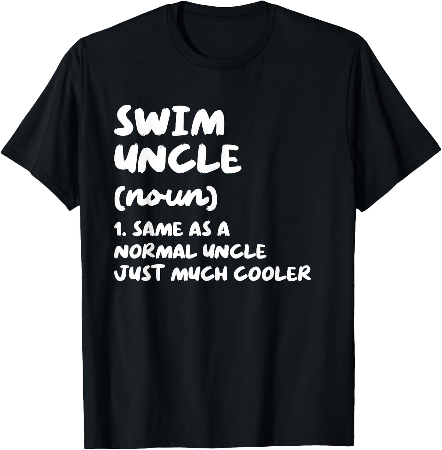 Swim Uncle Definition Funny Sports T-Shirt - T-Shirt | Black