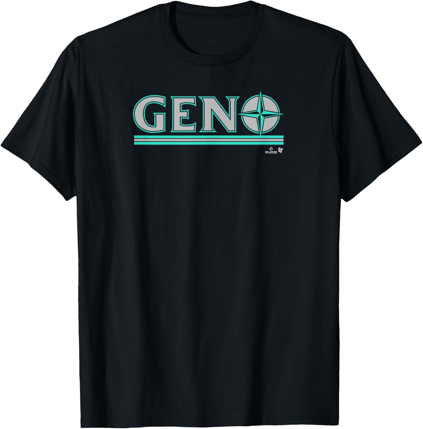 Eugenio Suarez: Seattle Text - Seattle Baseball T-Shirt - T-Shirt | Black