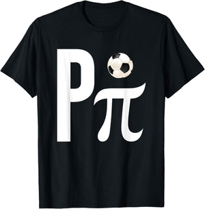 Cool Soccer fan Math Nerd happy Pi Day kids T-Shirt - T-Shirt | Black