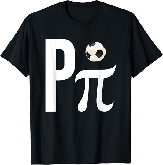 Cool Soccer fan Math Nerd happy Pi Day kids T-Shirt - T-Shirt | Black
