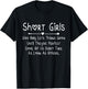 Short Girls God Only Lets Things Grow Until They're Perfect T-Shirt - T-Shirt | Black